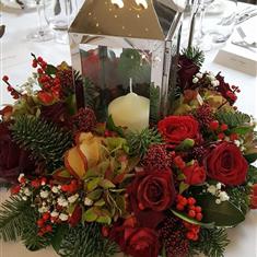 Festive table arrangement 